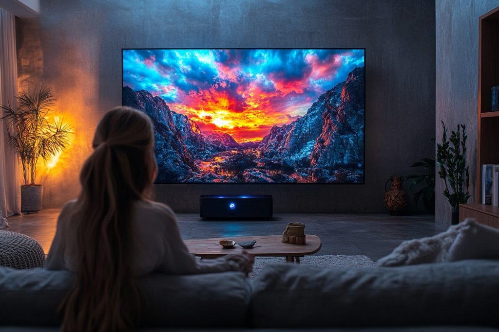 Découvrez notre sélection de vidéoprojecteurs 4k avec accès direct à netflix, prime video et youtube
