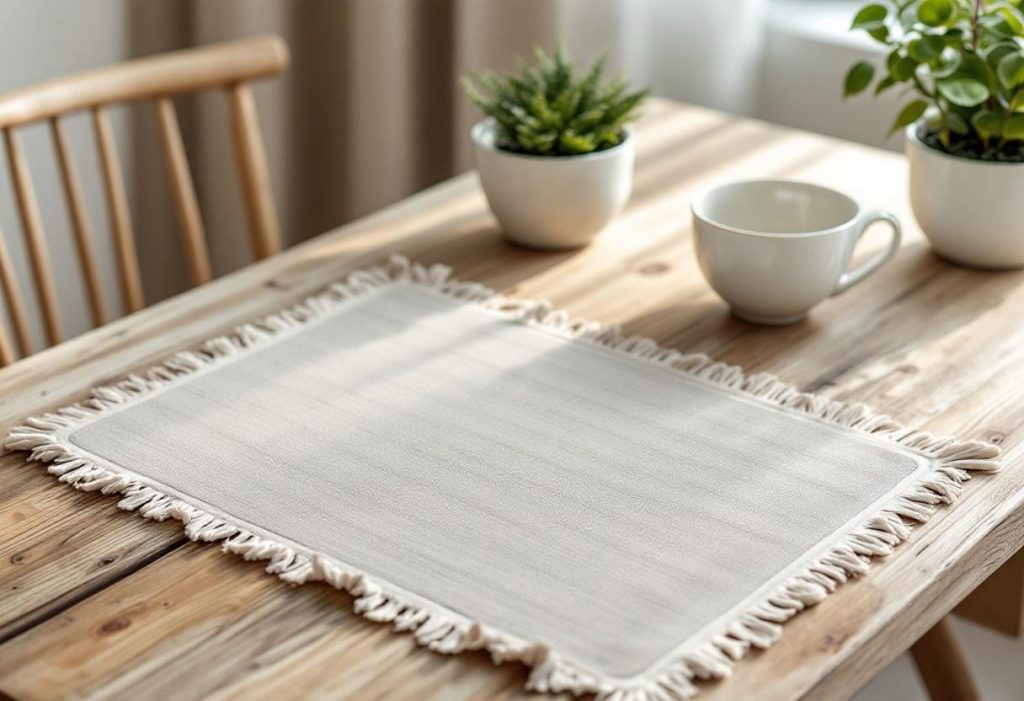 Set de table enduit 48x40cm : l’allié incontournable pour un nettoyage facile