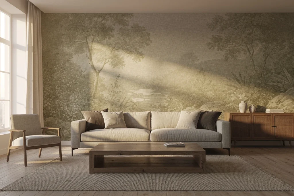 Transformez votre intérieur avec l’excellence du papier peint panoramique de luxe
