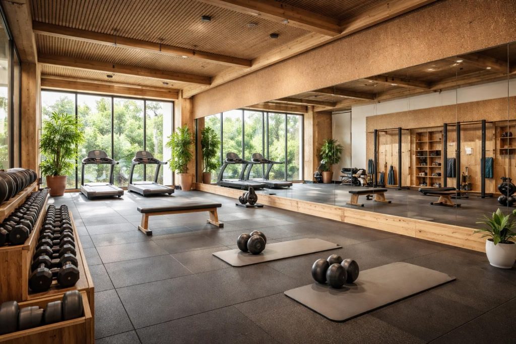 Aménager votre salle de sport avec matériaux durables, miroirs XXL et revêtements de sol adaptés