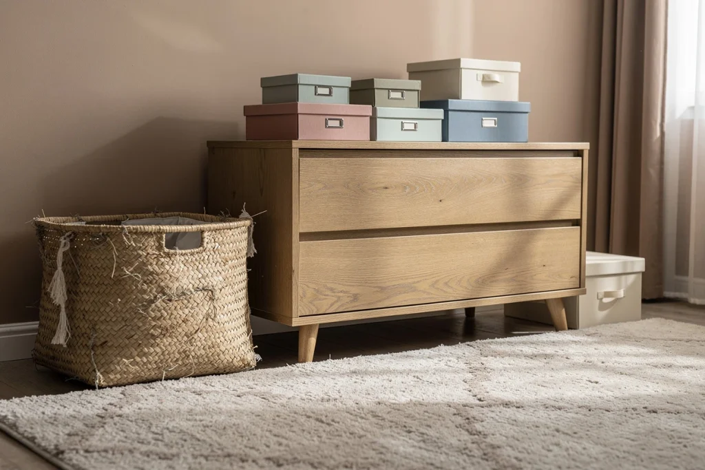 Accessoires de rangement pour la chambre : optimiser l’espace avec style