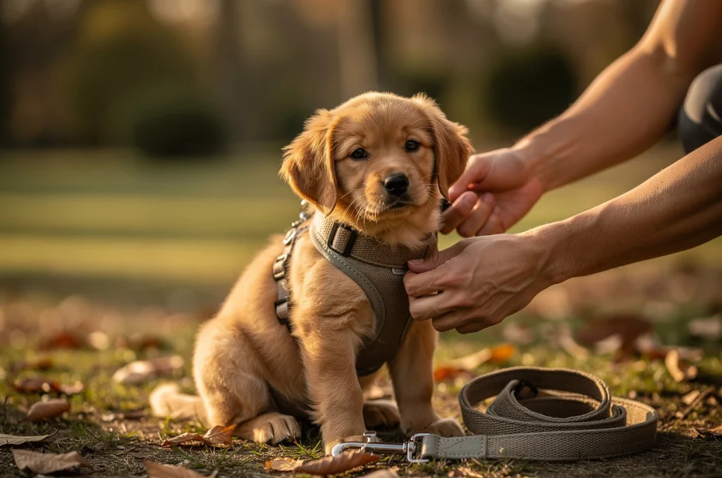 Quand et comment utiliser un harnais pour votre chiot ?
