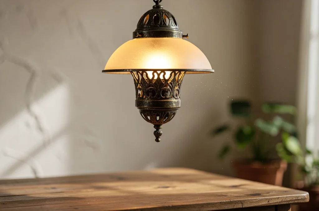 Le traditionnel luminaire déporté pour une touche déco inspirante