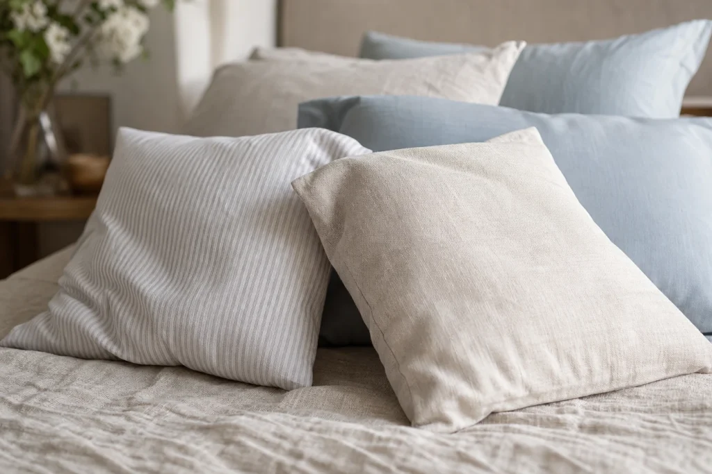 Taies d’oreiller : comment les choisir avec soin pour allier confort et style