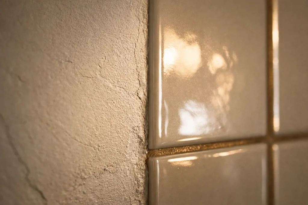 Pourquoi un mur en plâtre et un carrelage émaillé ne renvoient pas la même lumière